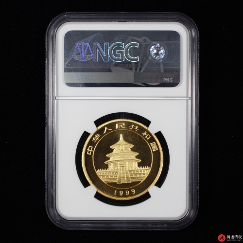 1999年版熊猫1盎司金质纪念币